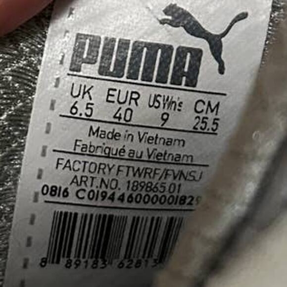 Puma - Kylie Jenner - Leather Sneakers Hi - Silver - Women's - 9 - 189865 01 - Picture 9 of 9